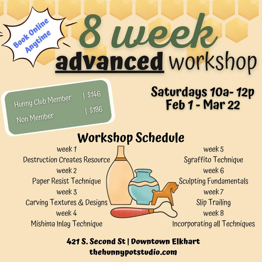 CLASS | 8 Week Advanced Pottery Workshop