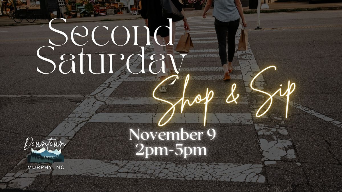 Second Saturday: Shop & Sip