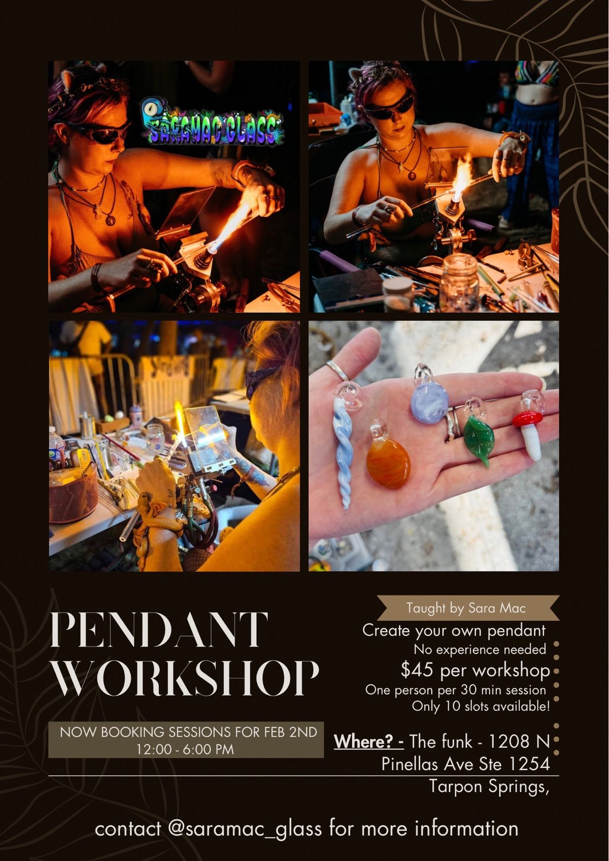 Glass Blowing workshop 