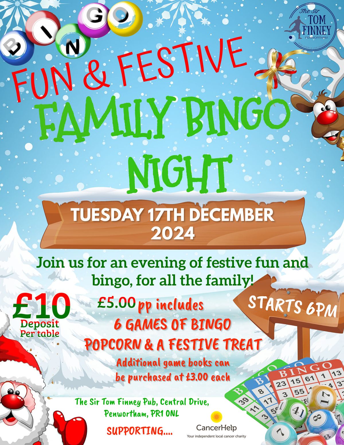 Fun & Festive Family Bingo Night