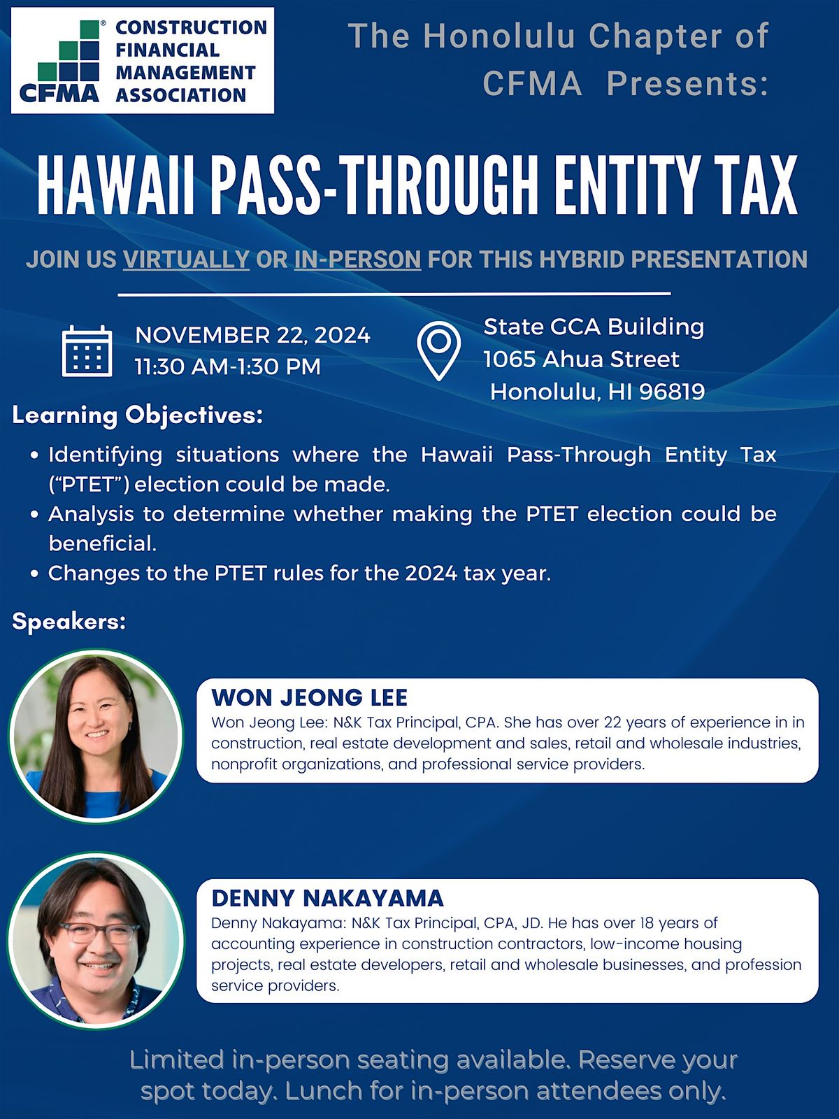 Hawaii Pass-Through Entity Tax