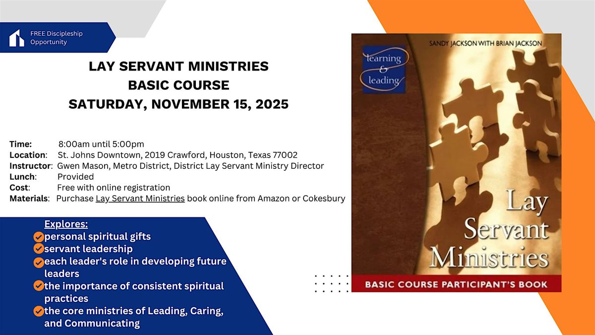 Lay Servant Certification: BASIC Course