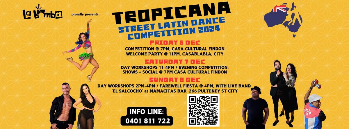 TROPICANA Latin Dance Competition (+ Workshops & Dance Parties) 