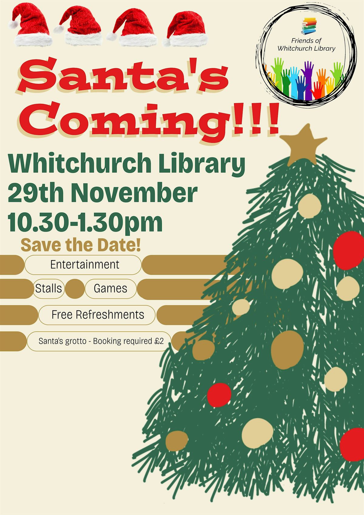 Photo & Gift with Santa 29th November 2025