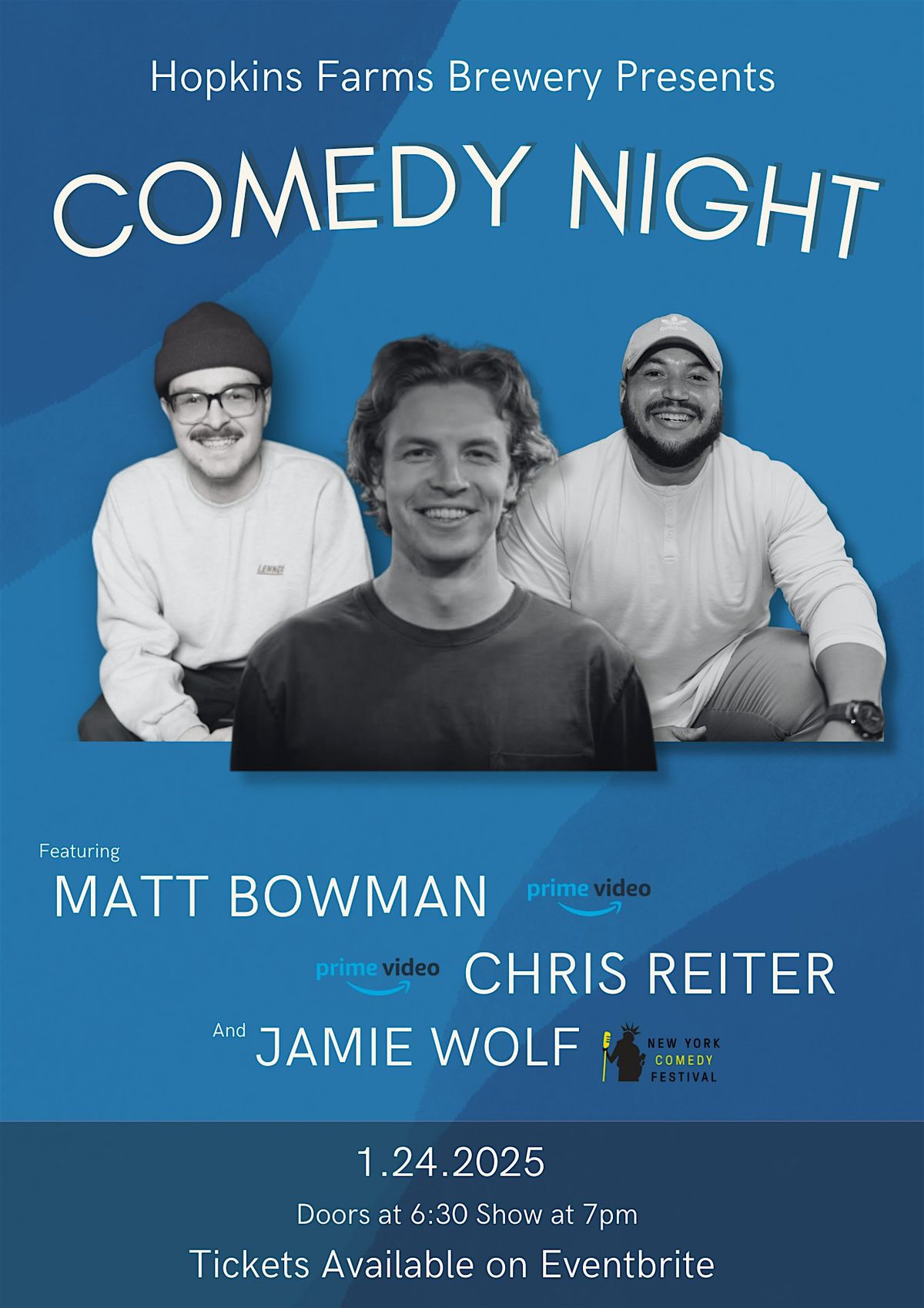 Hopkins Farm Brewery Presents: Comedy Night!