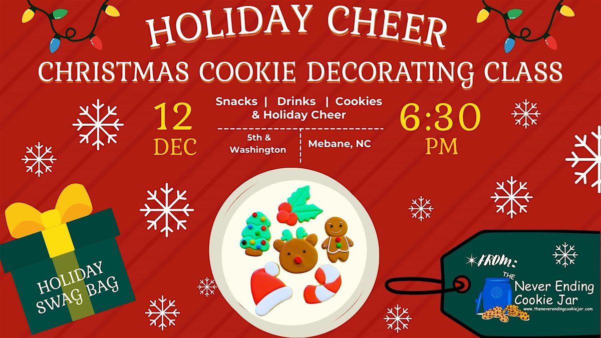 Holiday Cheer - Christmas Sugar Cookie Decorating Class