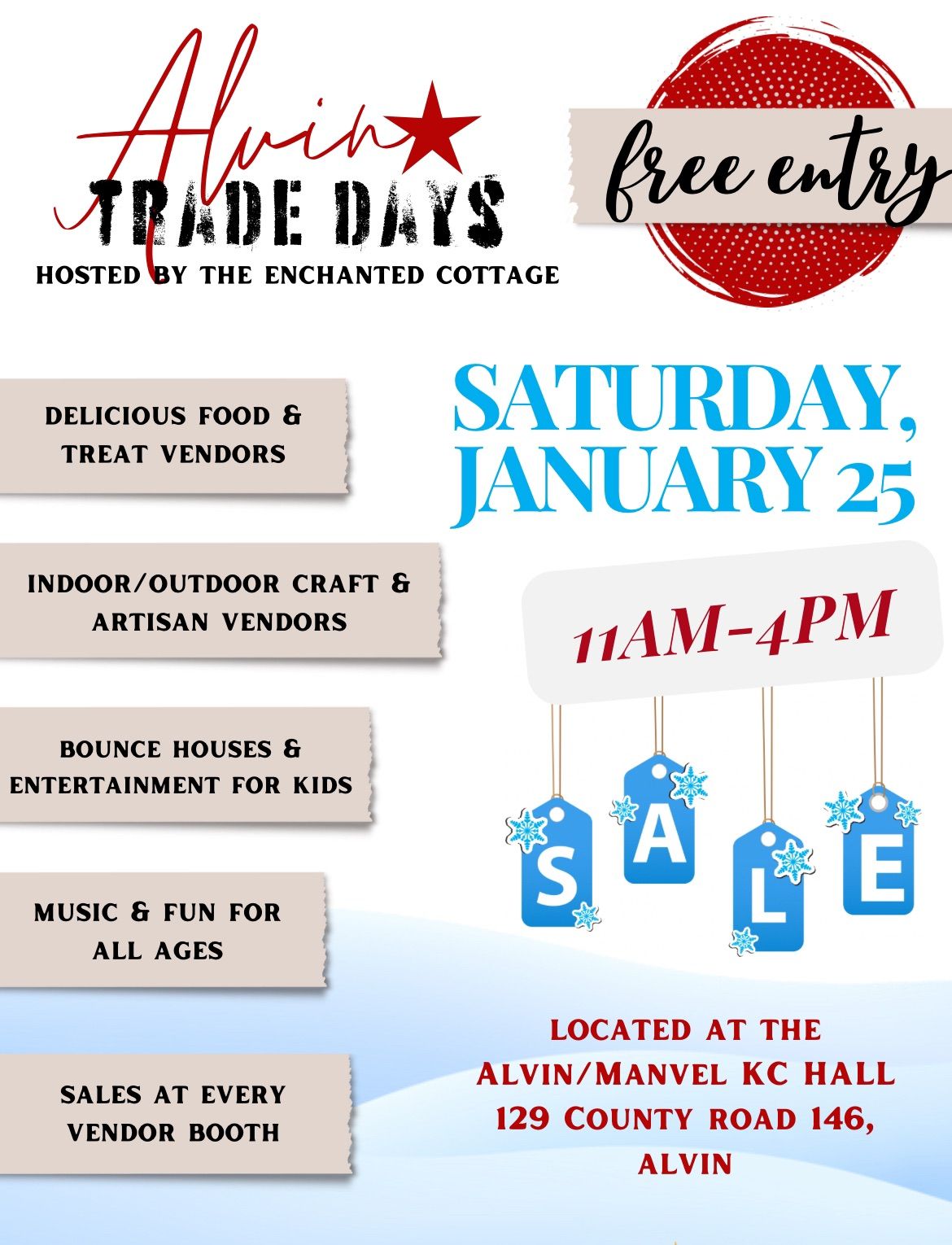 Alvin Trade Days in January