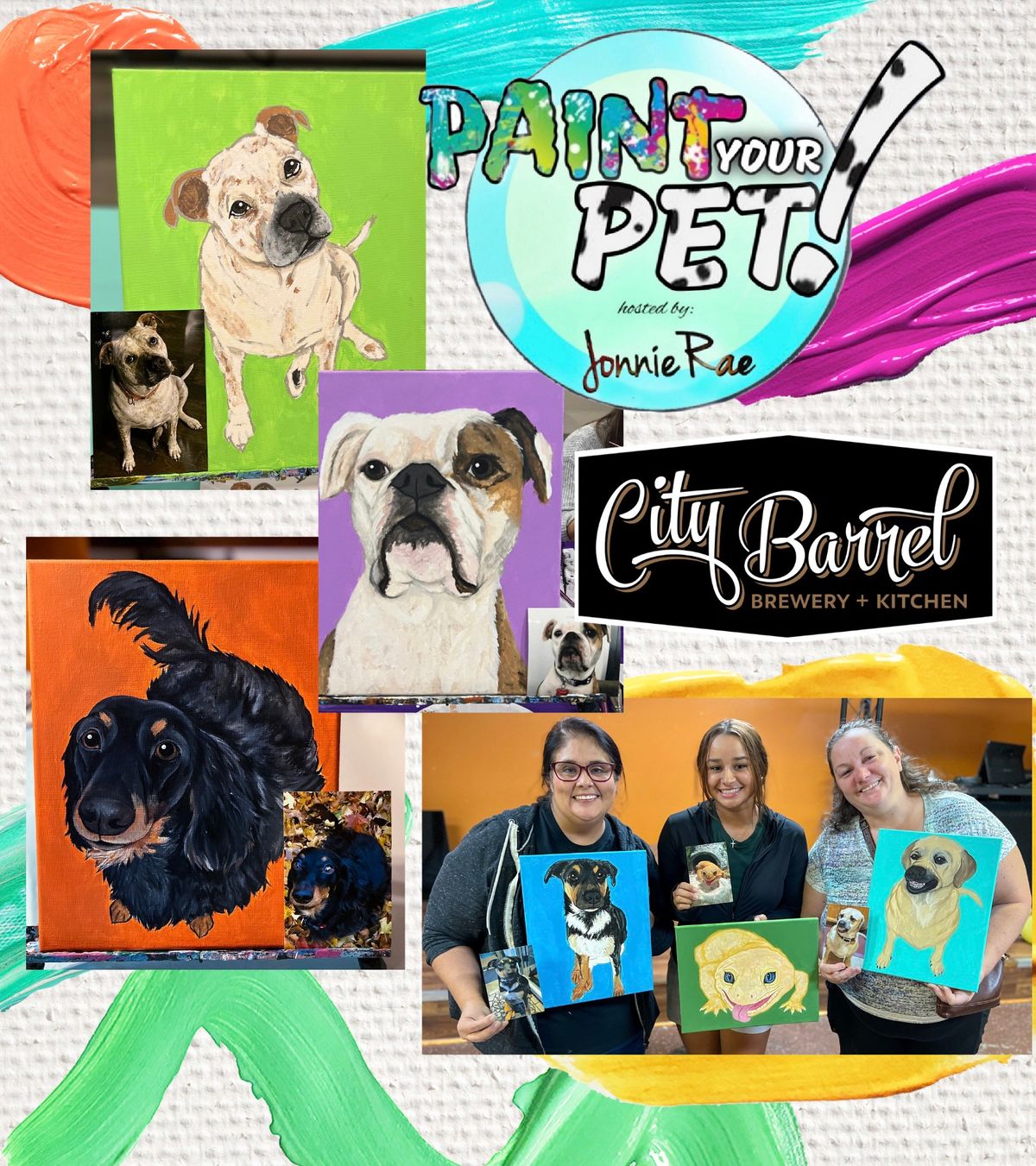 Paint Your Pet at City Barrel Brewing!