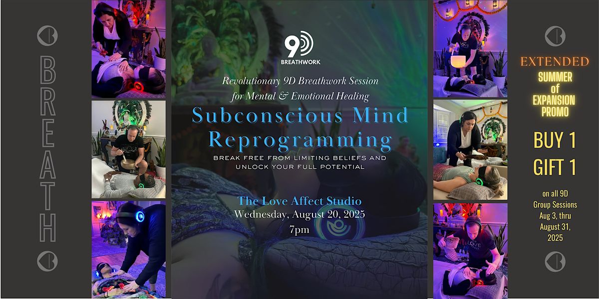 Subconscious Mind Reprogramming  - 9D Breathwork Journey