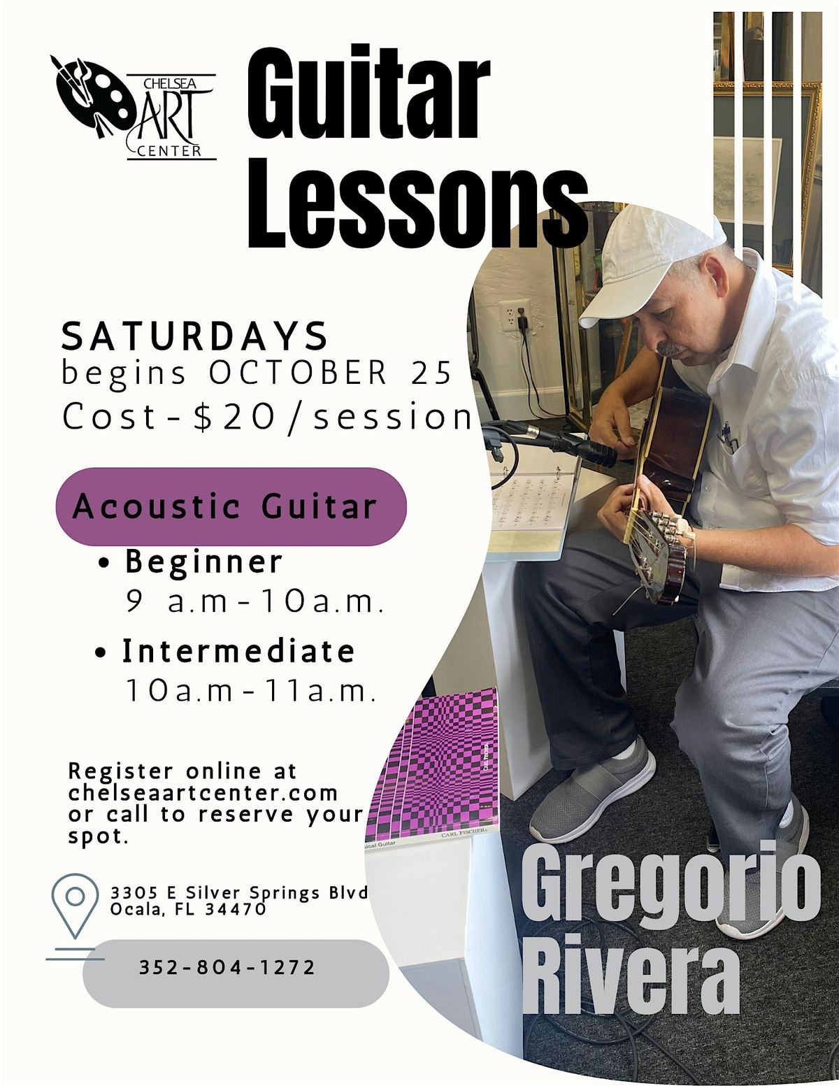 Acoustical Guitar Lessons with Gregorio