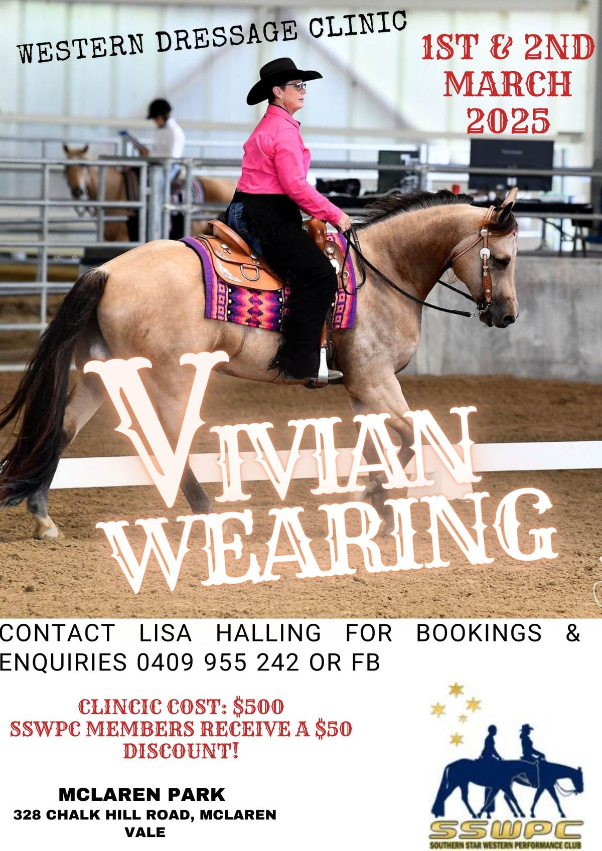 WESTERN DRESSAGE CLINIC 1ST & 2ND MARCH 2025