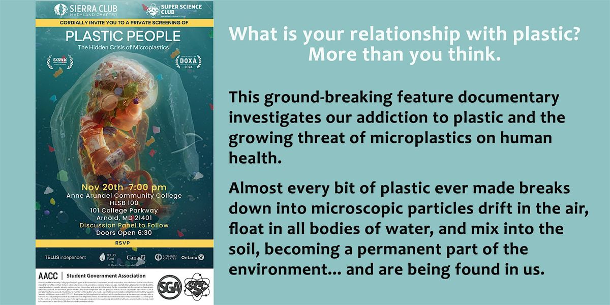 Screening of "Plastic People: The Hidden Crisis of Microplastics"
