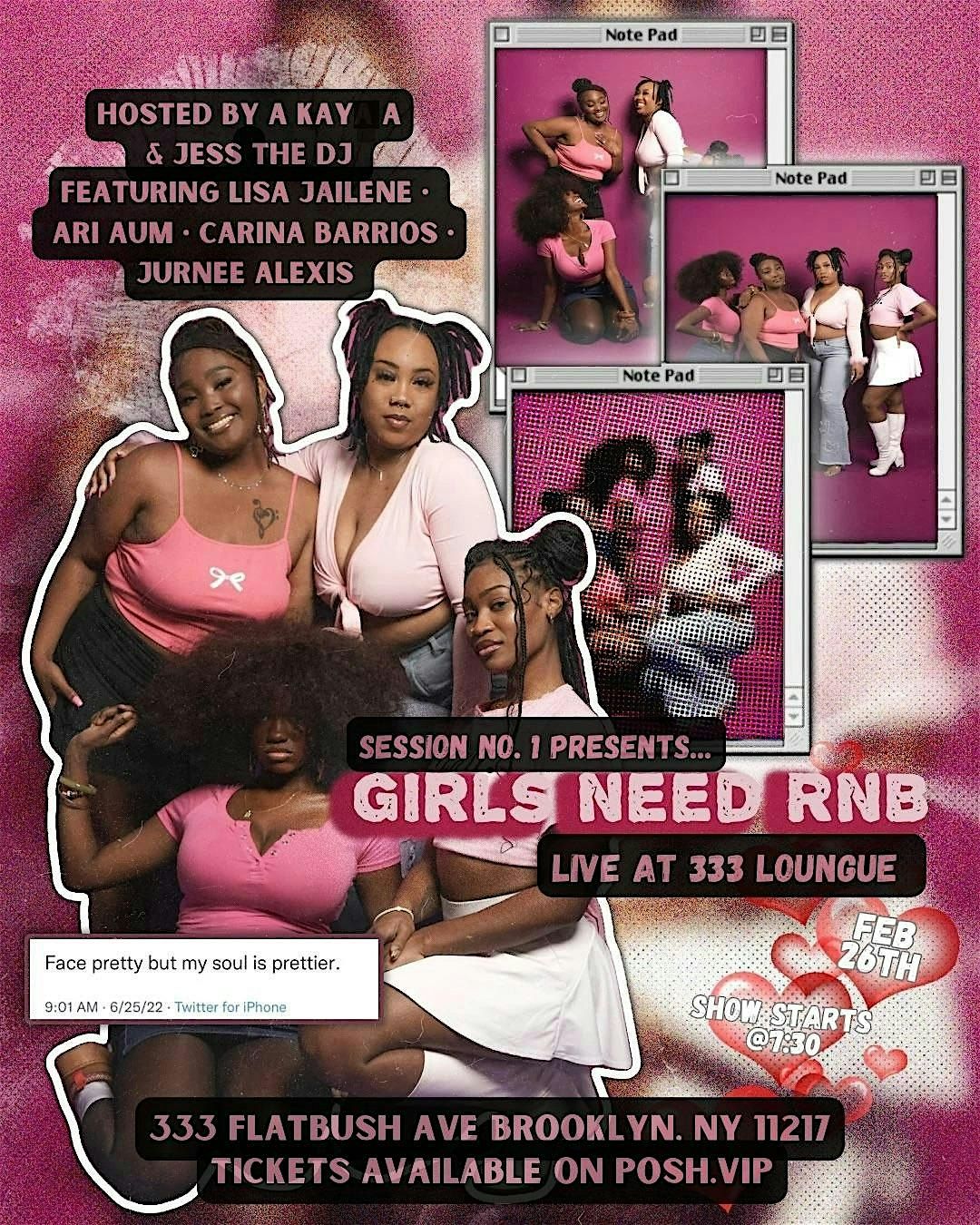 Girls Need Rnb (Live Music  Event  @333lounge )