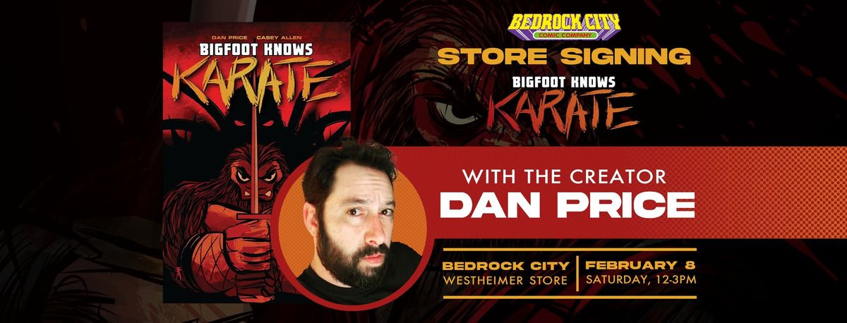 Dan Price Signing at Bedrock City