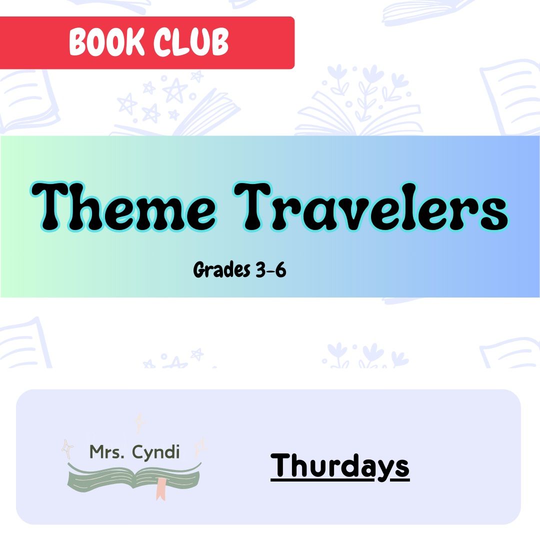 Book Club -Grades 3rd-6th