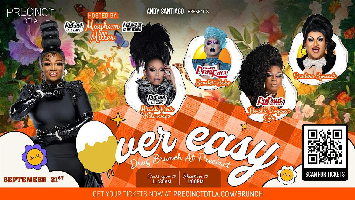 OVER EASY DRAG BRUNCH at PRECINCT BAR DTLA