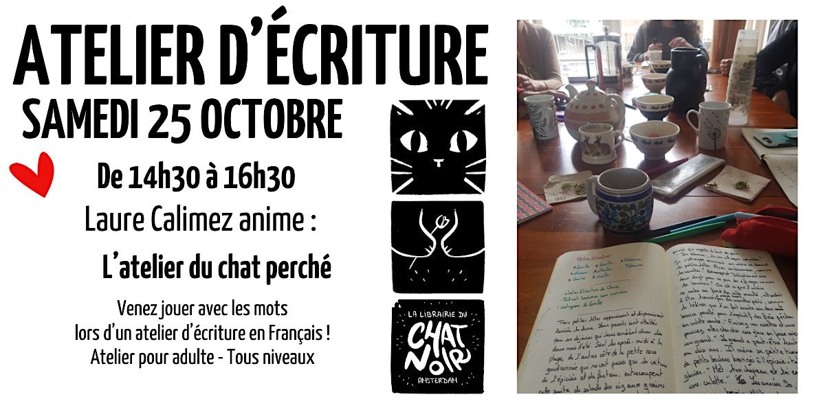L\u2019atelier du chat perch\u00e9 (octobre)