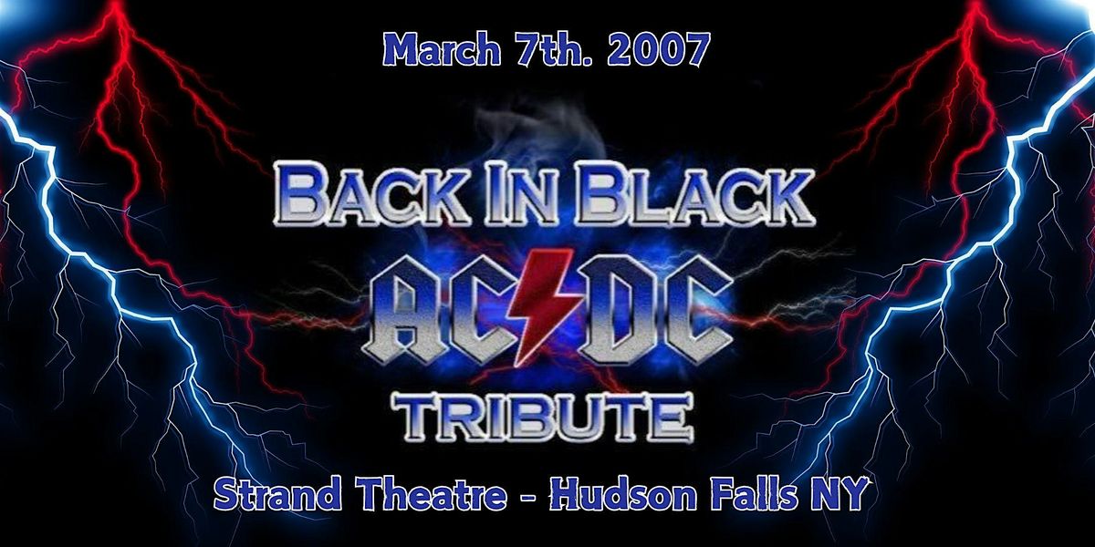 BACK IN BLACK - The True AC\/DC Experience!