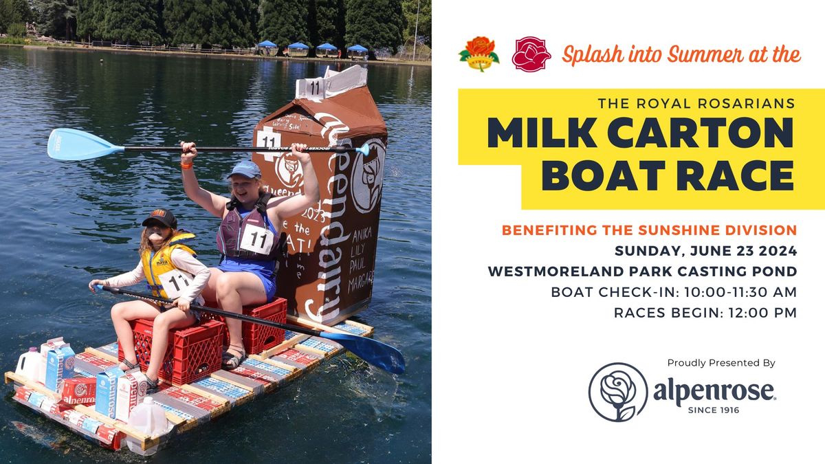The Royal Rosarian Milk Carton Boat Race