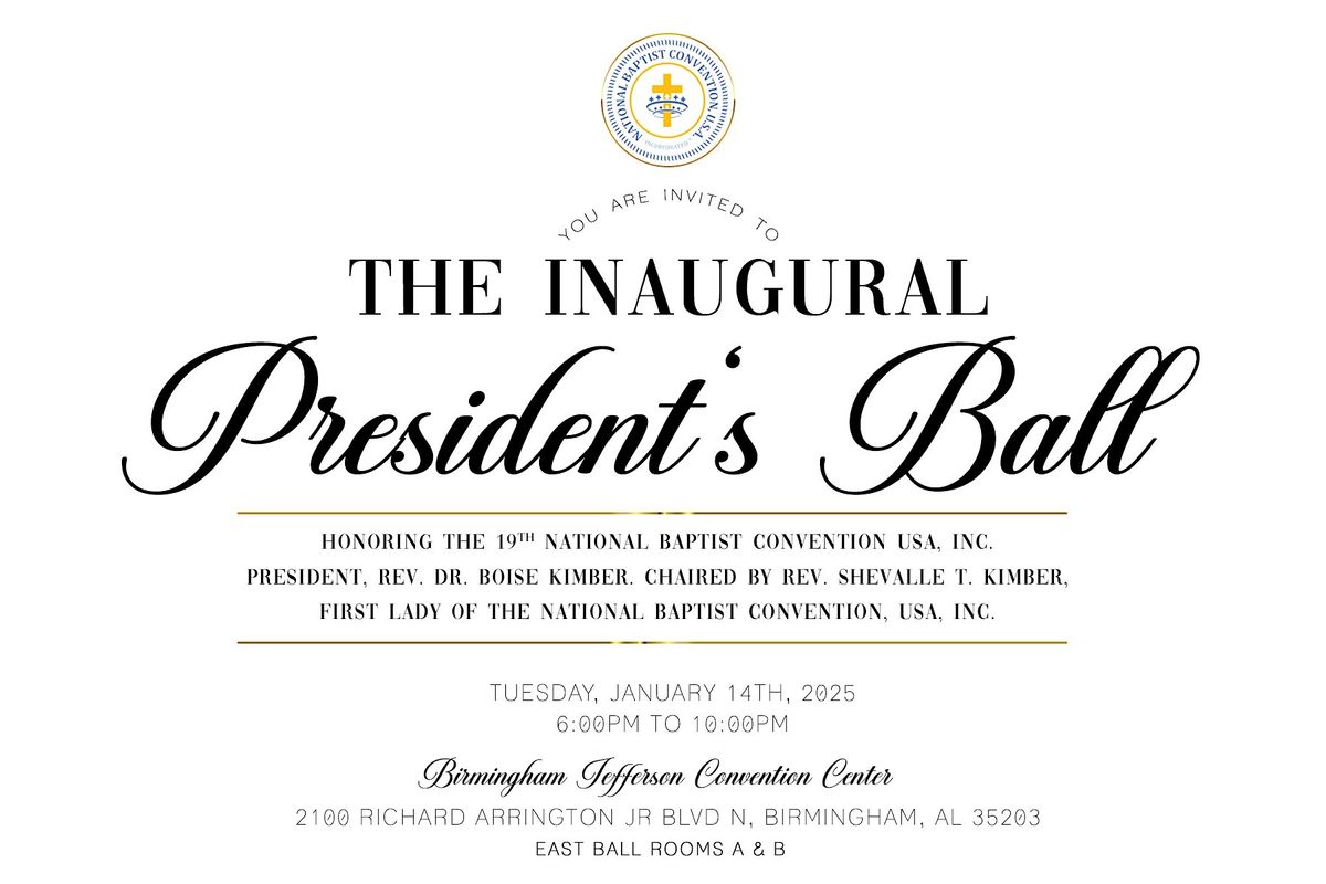 Inaugural President's Ball Honoring President, Rev. Dr. Boise Kimber