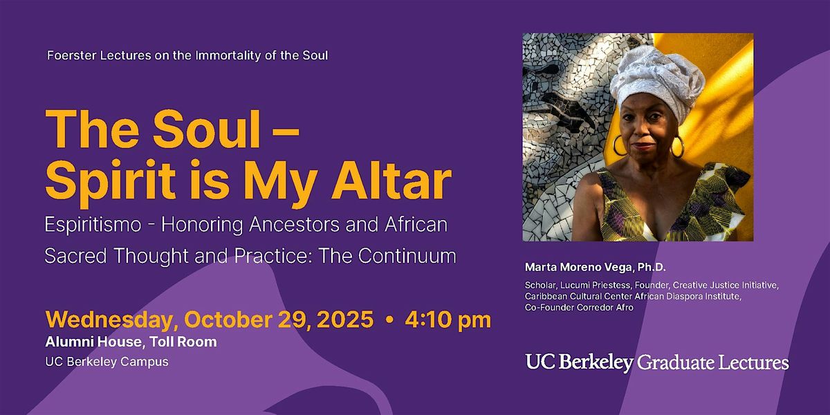 UC Berkeley Foerster Lecture with Marta Moreno Vega