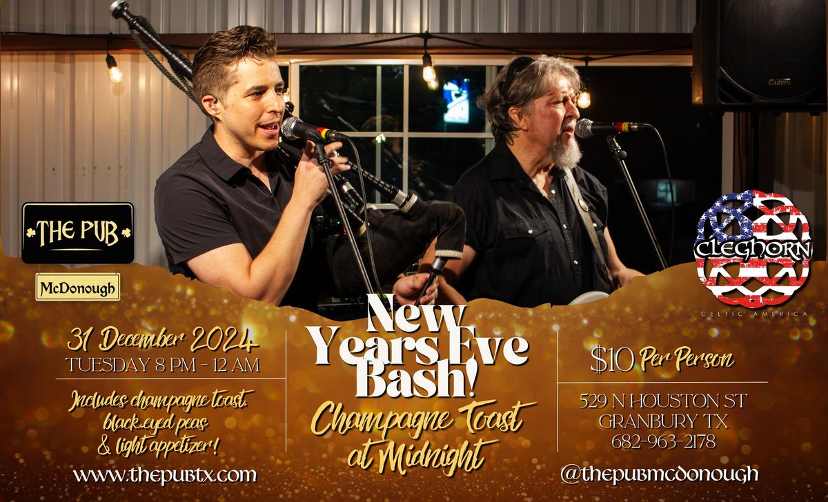 New Years Eve Bash with Cleghorn - America's Celtic Rock Band