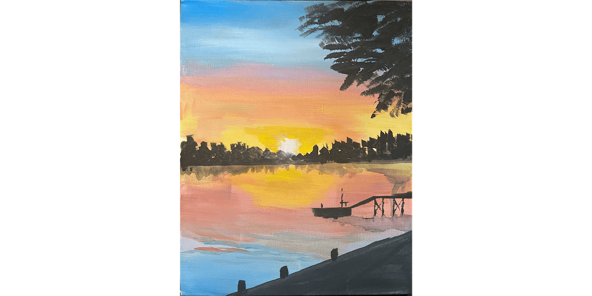 Sunset Over Lake - Paint and Sip in Minneapolis | Classpop!\u2122
