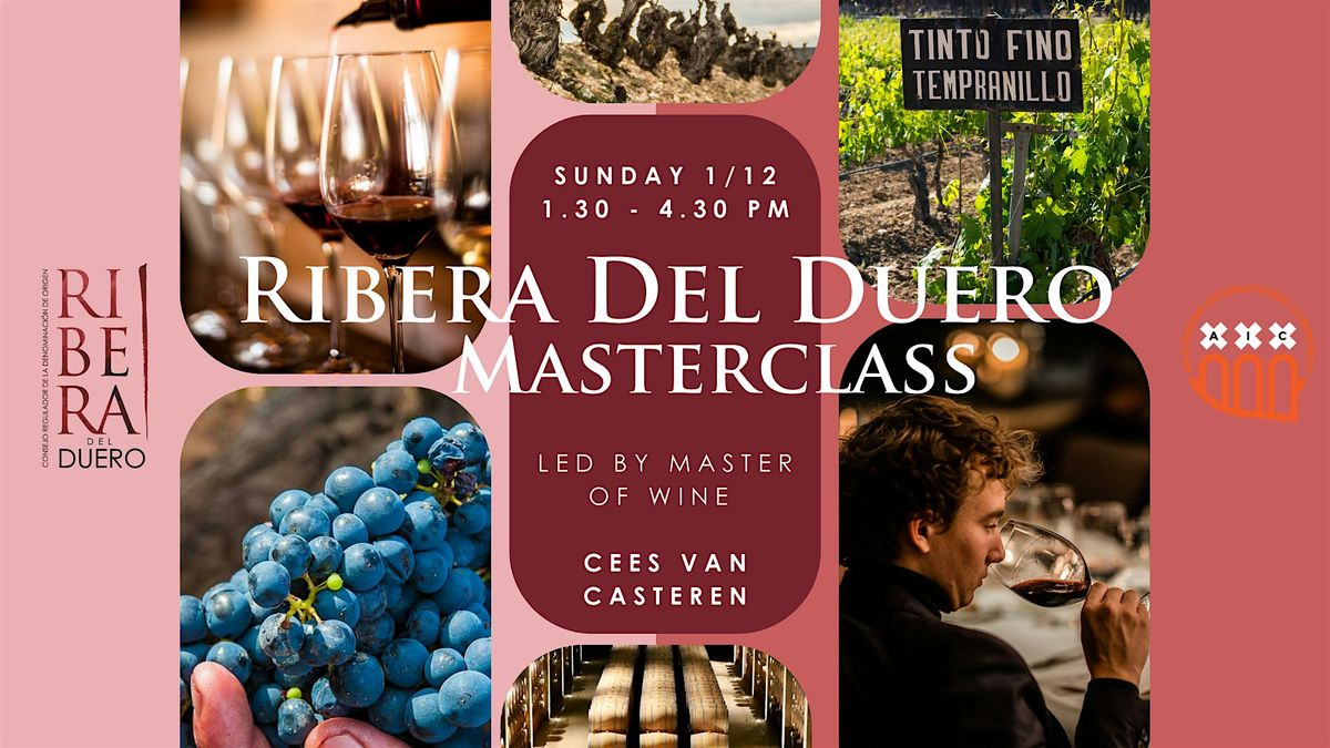 Ribera del Duero Masterclass by Master of Wine Cees van Casteren