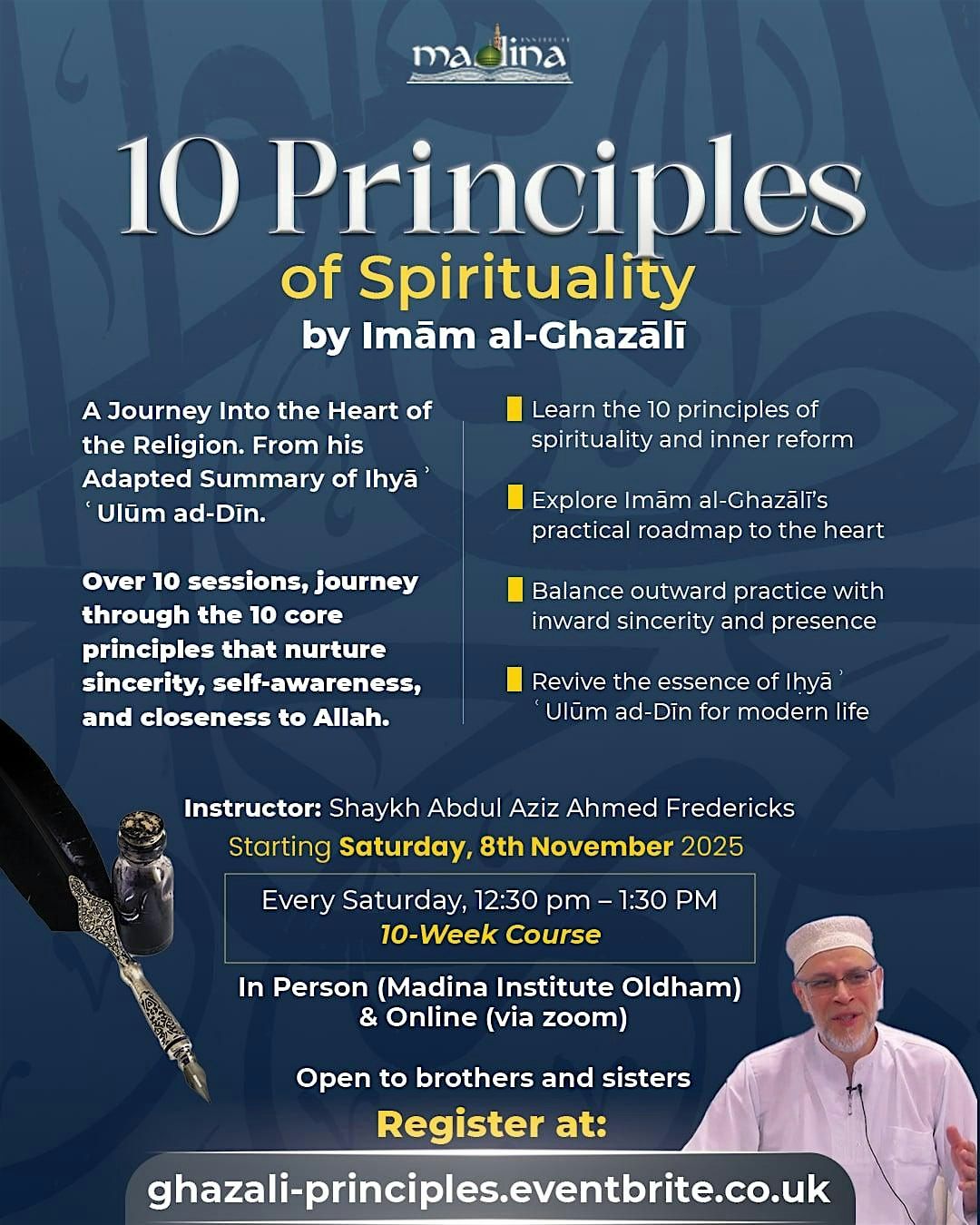 10 Principles of Spirituality by Im\u0101m al-Ghaz\u0101l\u012b