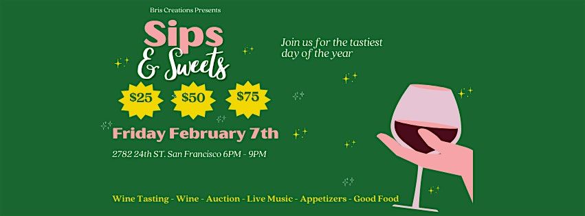 Sips & Sweets Fundraiser