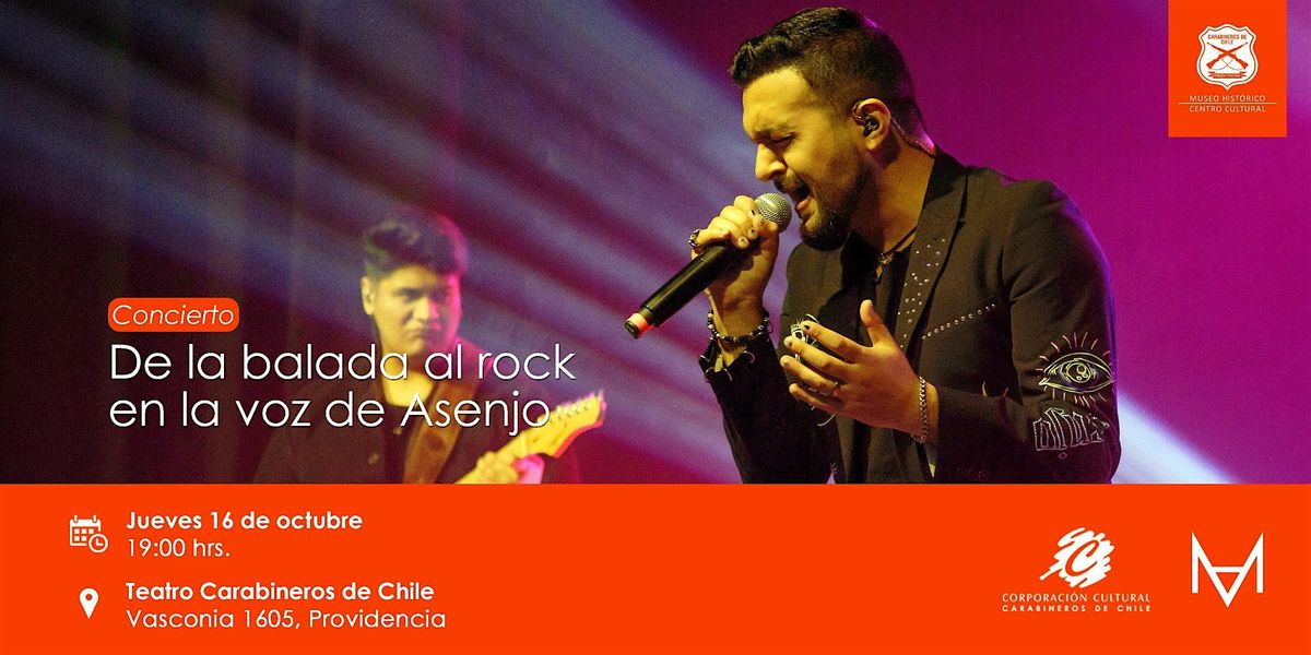 Concierto De la balada al rock en la voz de Asenjo