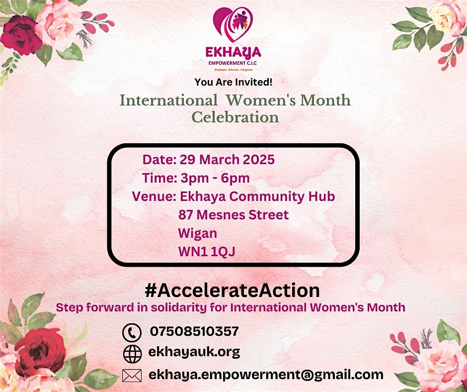 International Women's Month Celebration