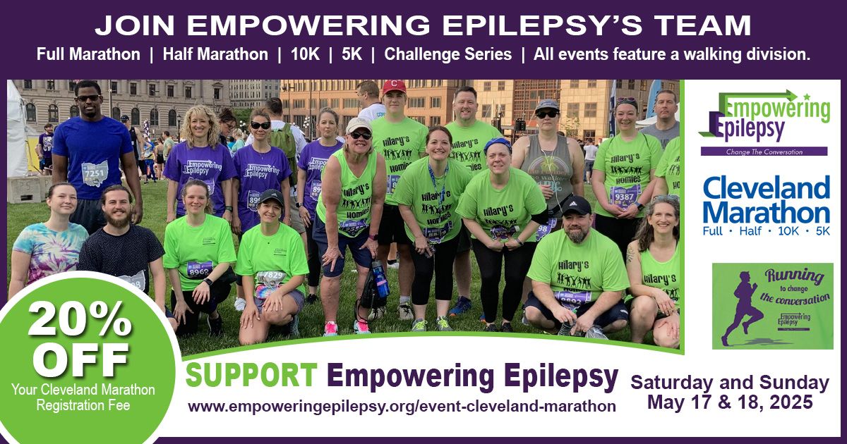 Empowering Epilepsy Team in the Cleveland Marathon