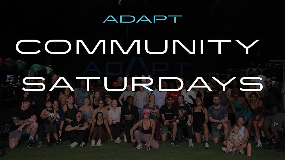 ADAPT Community Saturdays