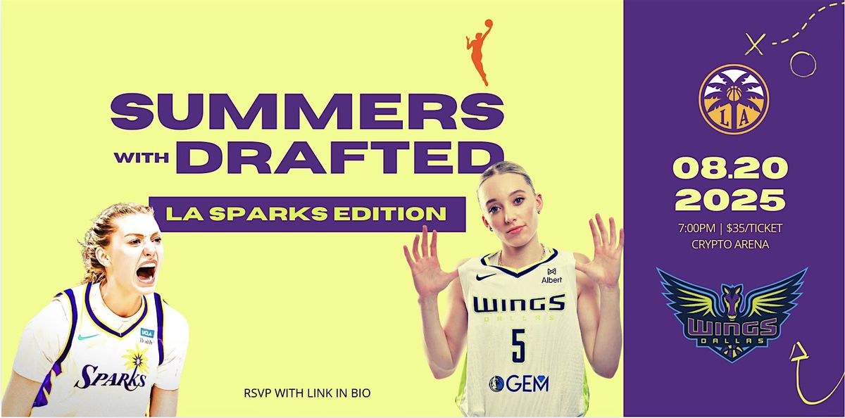 DRAFTED Sparks vs. Wings Night!
