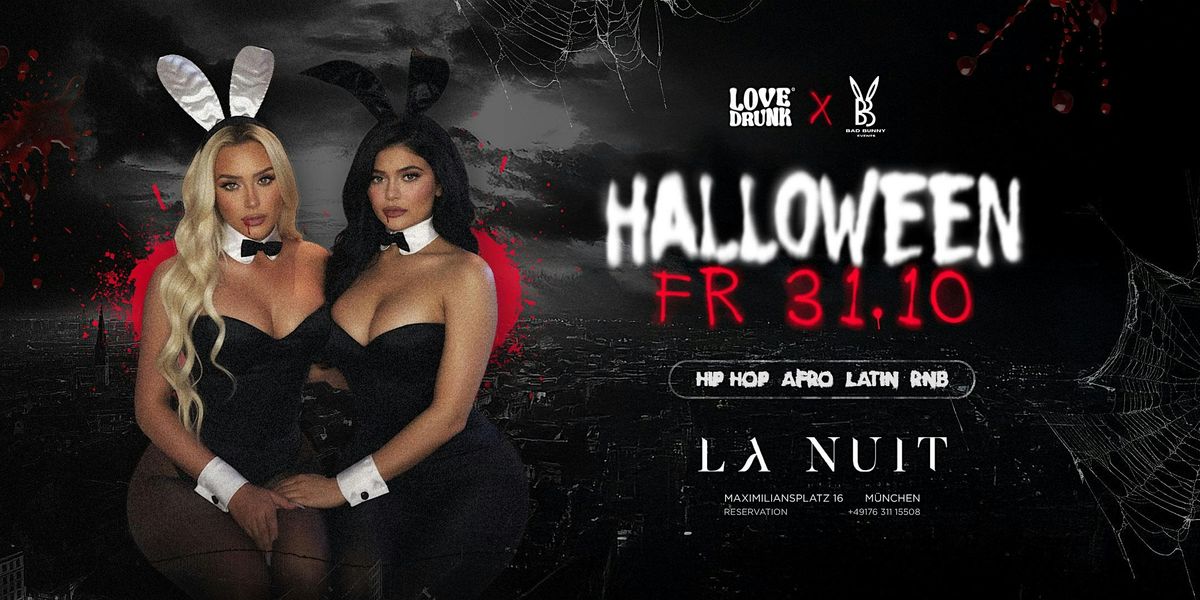 M\u00dcNCHENS HEISSESTE HALLOWEEN-NACHT \u2013 FR 31.10 \u2022 HIPHOP \u2022 RNB \u2022 AFRO \u2022 LATIN