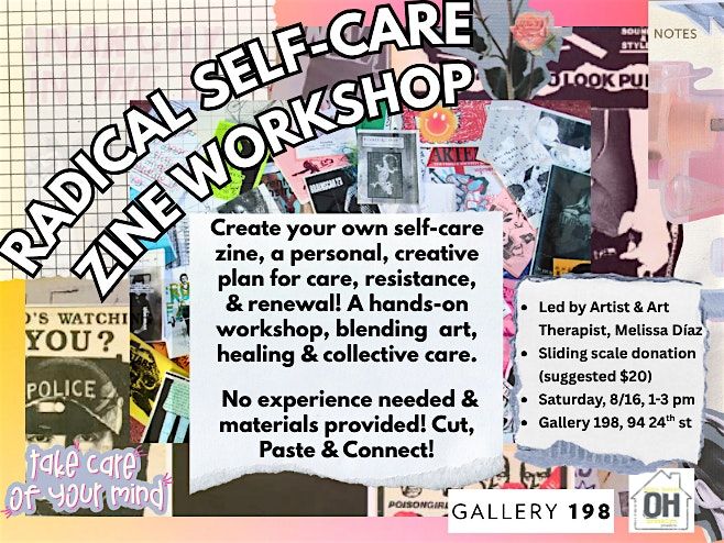 Radical Self-Care- Zine Workshop