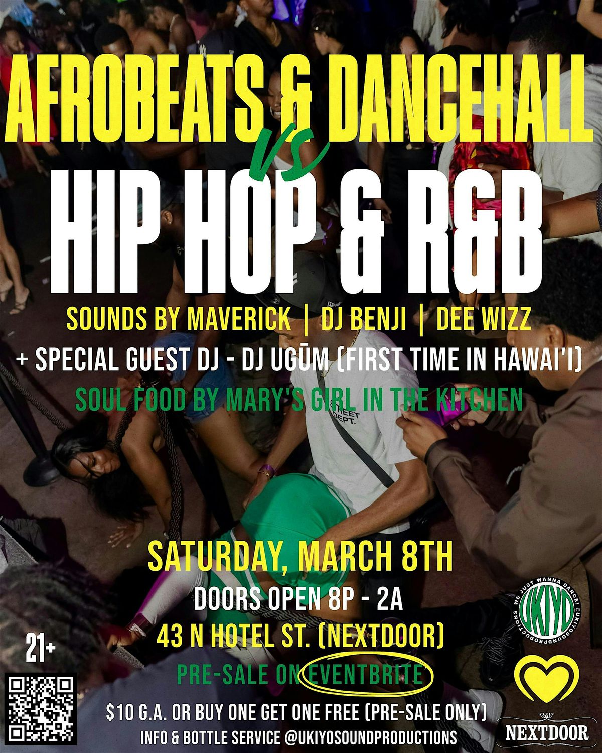 AFROBEATS & DANCEHALL VS. HIP HOP & RNB