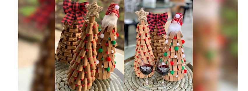 Wine Cork-mas Tree Craft and Sip