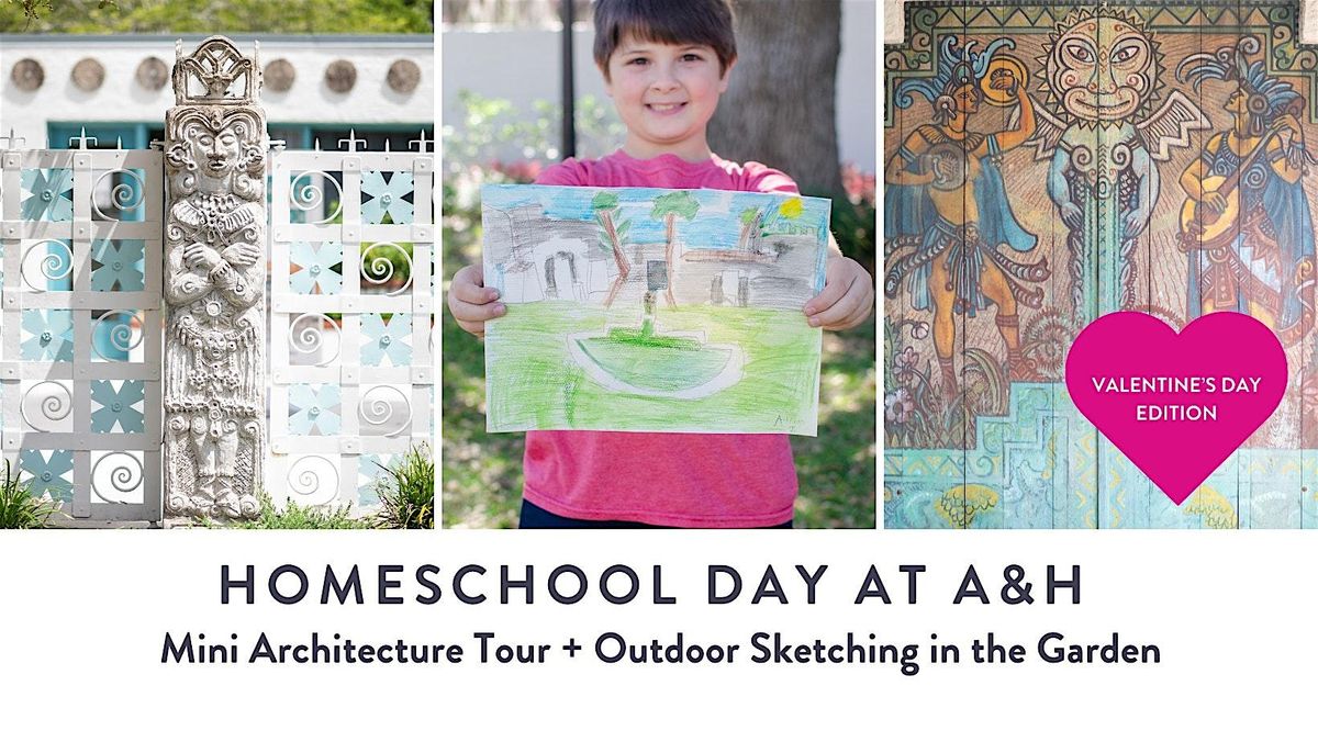 Homeschool  Day at A&H: Architecture Tour & Outdoor Sketching in the Garden