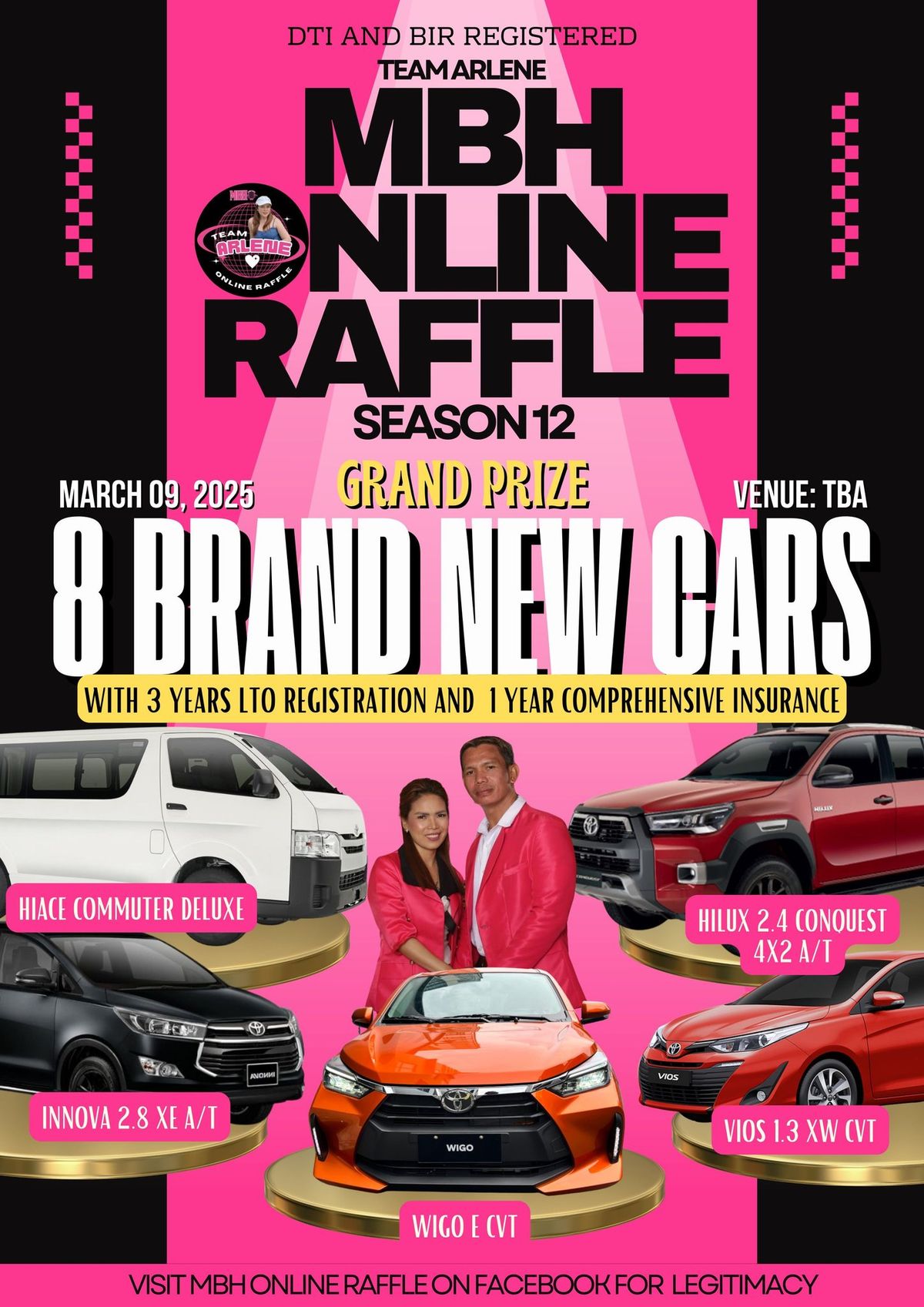 MBH Online Raffle Season 12