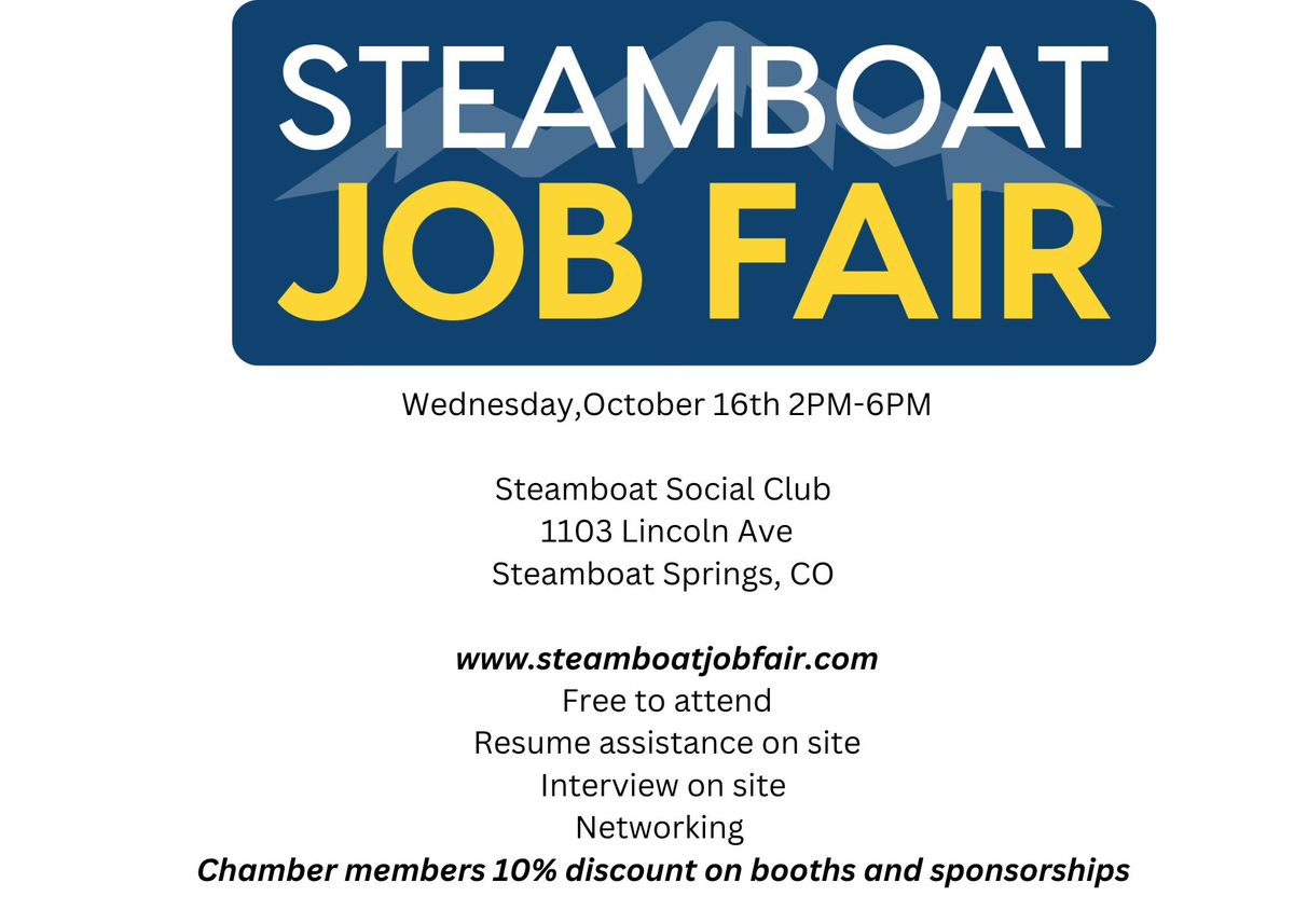 Steamboat Fall Job Fair