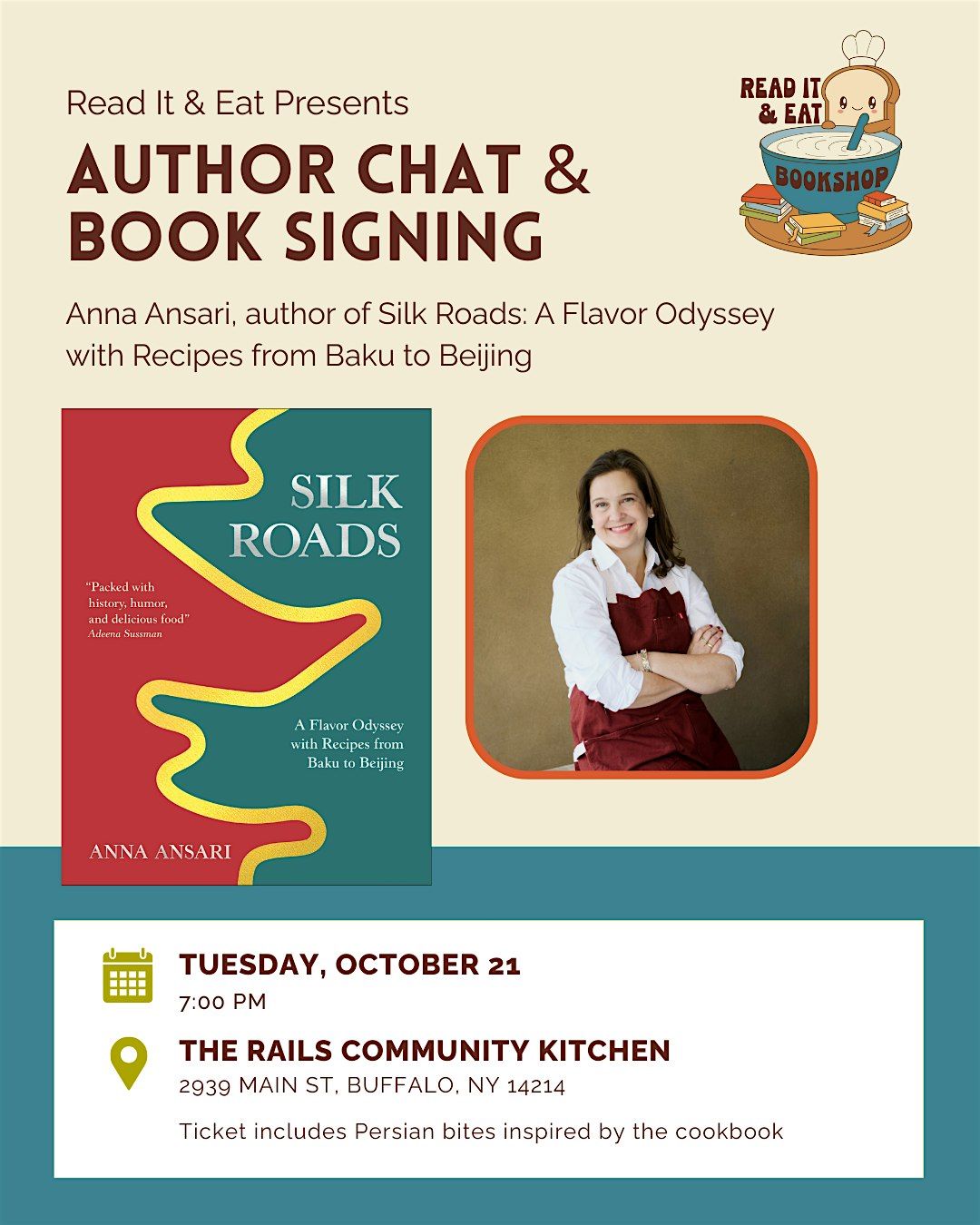 Silk Roads: Author Chat & Tasting