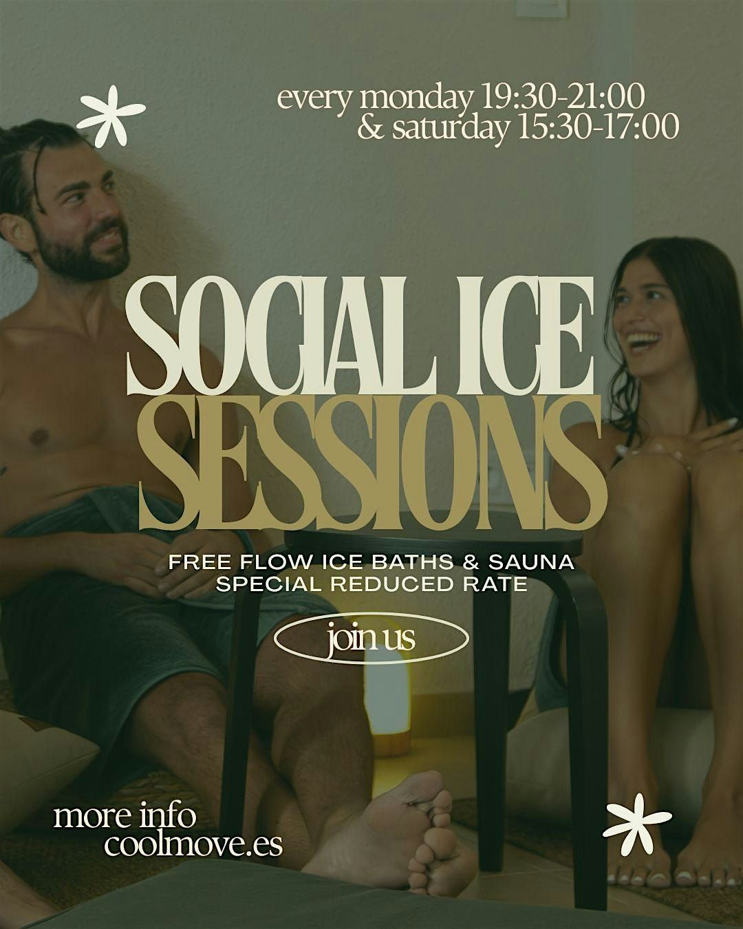 Social Ice Session - Ice Bath and Sauna Experience