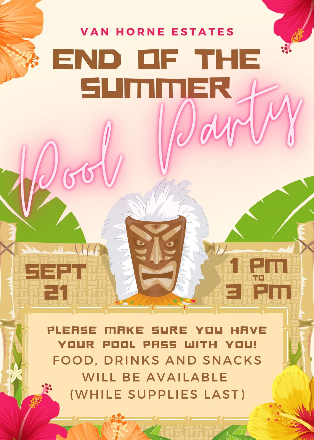 End Of The Year Pool Party