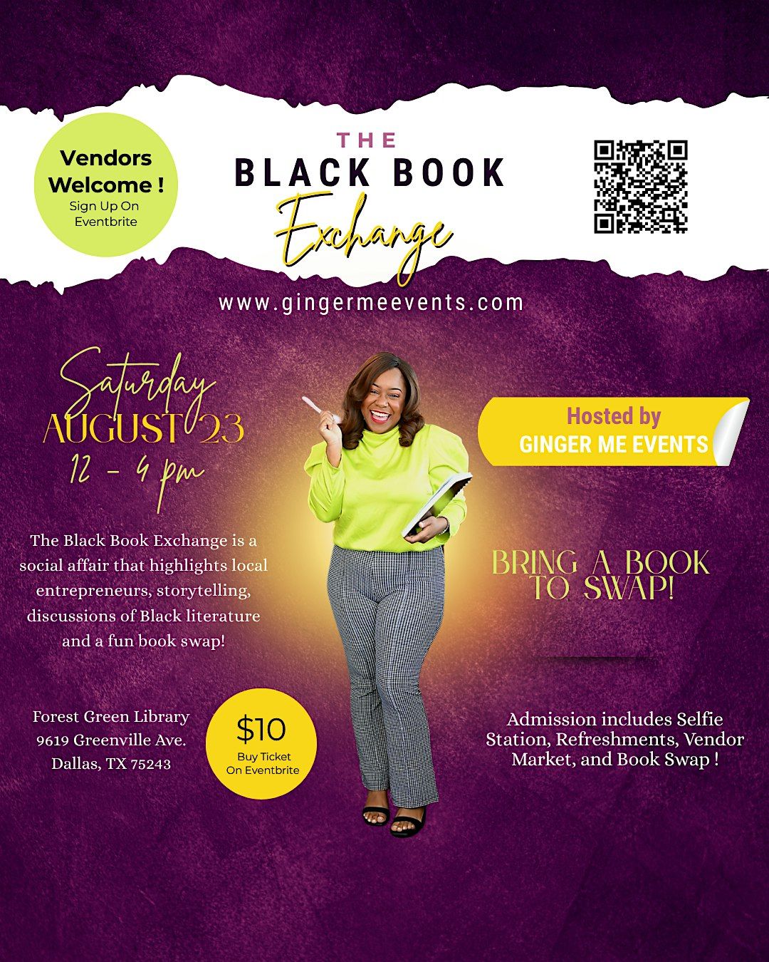 Black Author Book Swap & Market - "The Black Book Exchange"