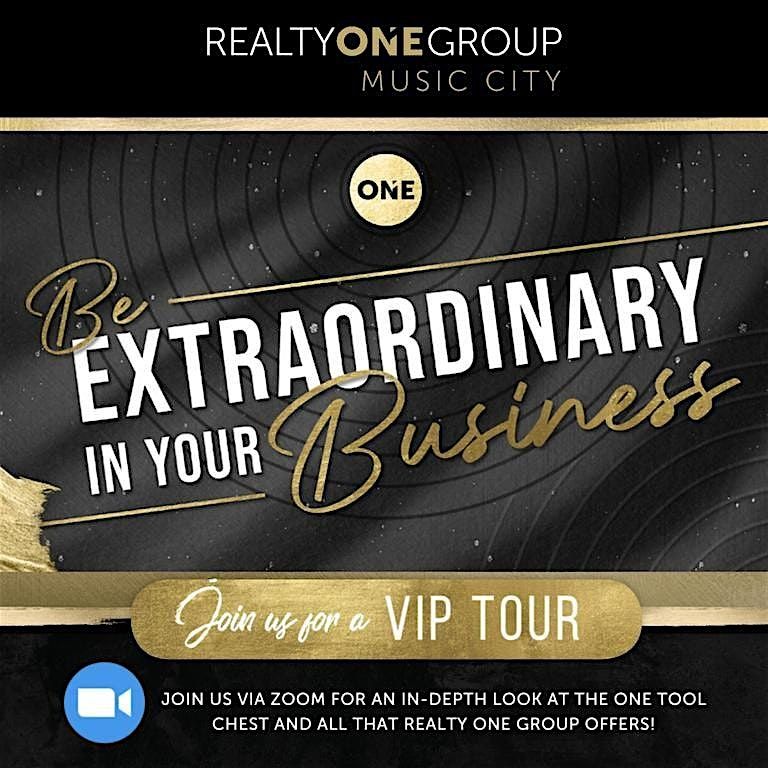 ONE VIP Tour - Be Extraordinary in Your Business!