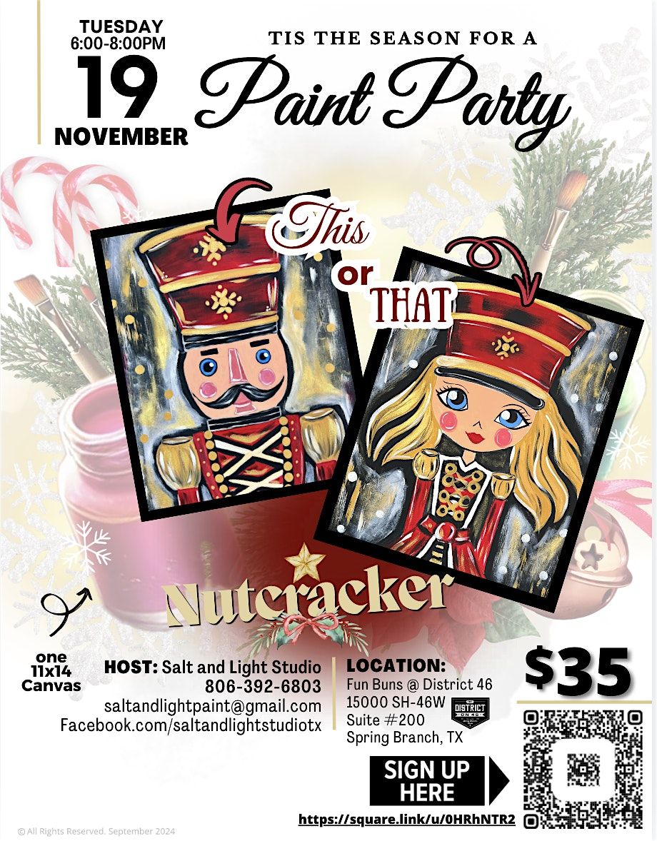 Paint your own Nutcracker!