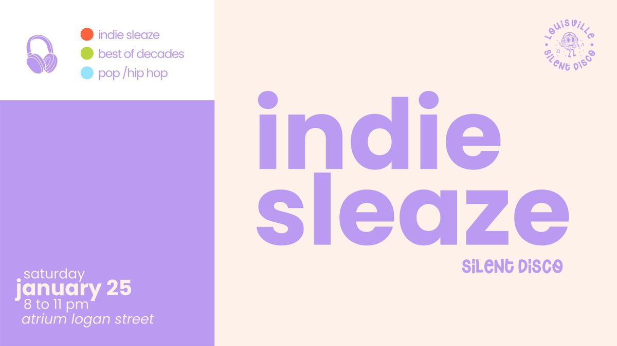 Indie Sleaze Silent Disco at Atrium Logan Street