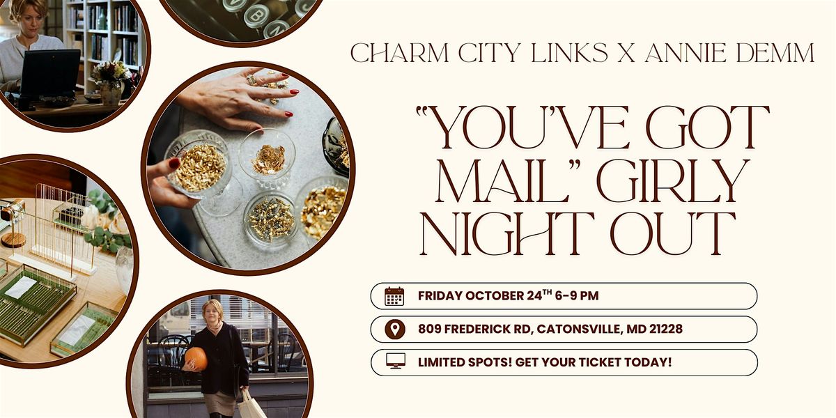 Annie Demm x Charm City Links: You've Got Charms!